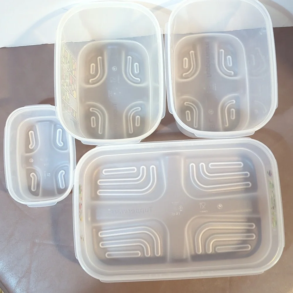 Tupperware 4 Piece Set Fridge Smart Excellent Preowned Condition